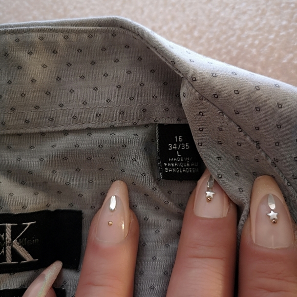 CALVIN KLIEN Men's Button Up Dress Shirt - Picture 10 of 12